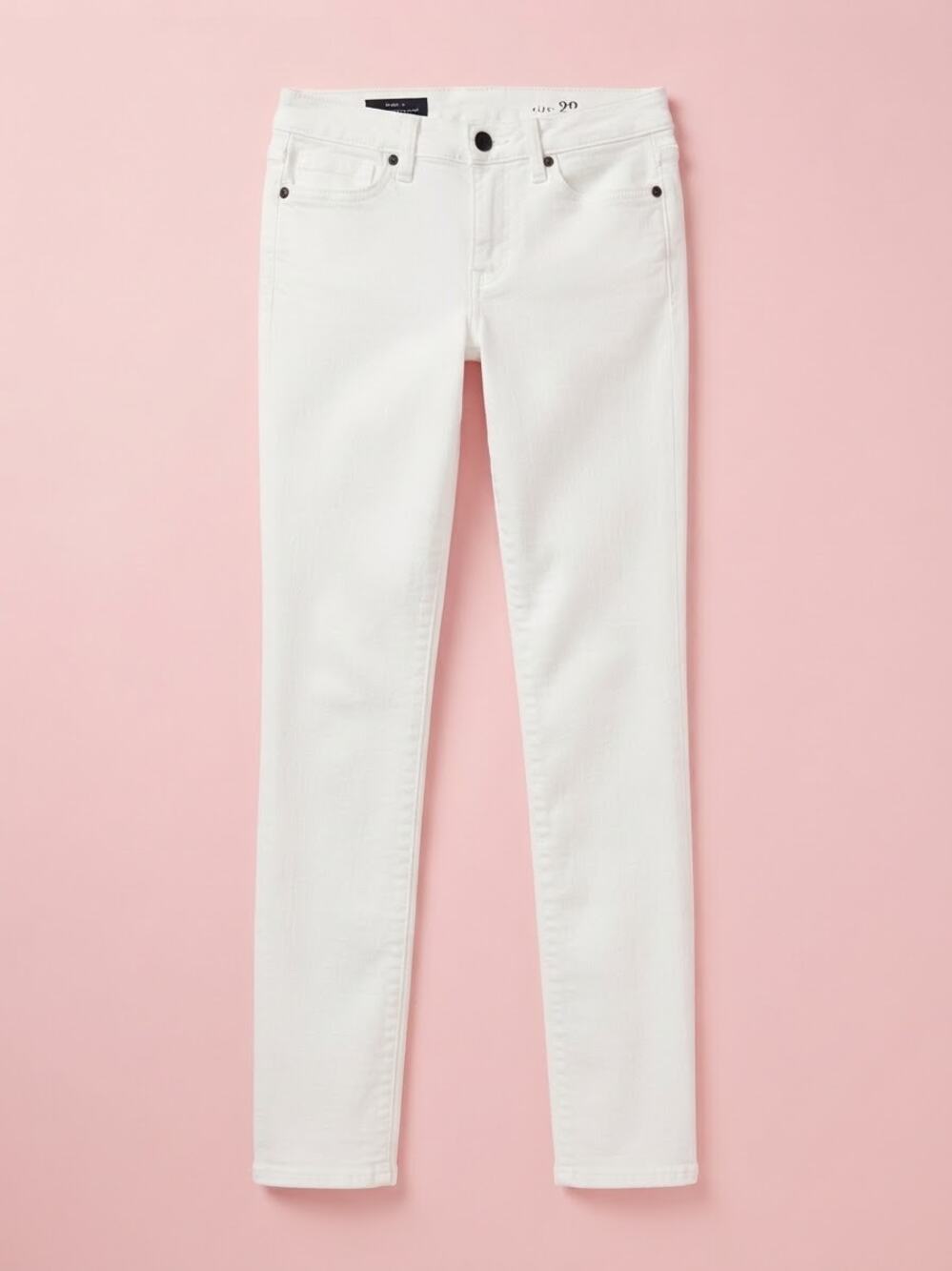 J.Crew Toothpick White Skinny Jeans Pants Size 24 Cotton Blend Clean Casual Chic